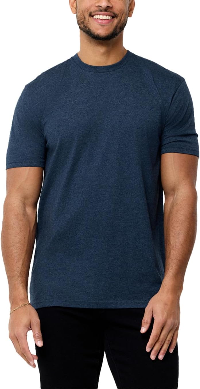 Mens T Shirt - Short Sleeve Crew Neck Soft Fitted Tees S - 4XL Fresh Classic Tshirts